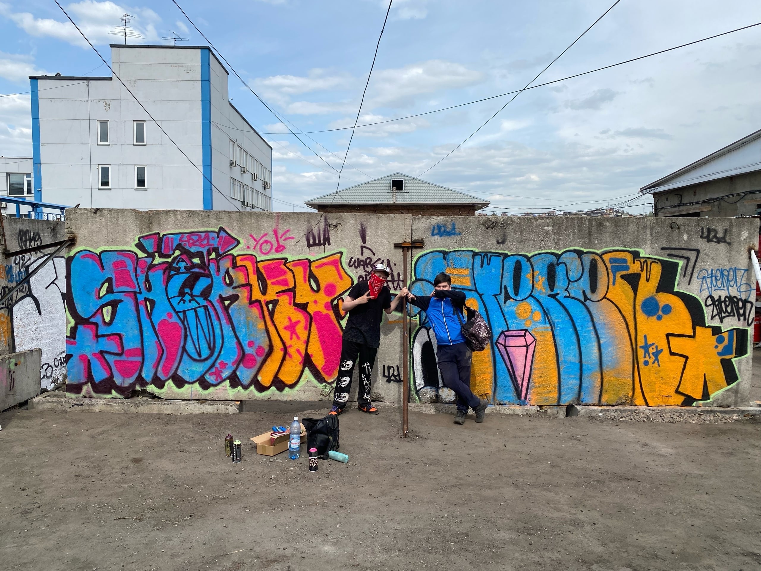 Индивидуальное занятие по рисованию граффити