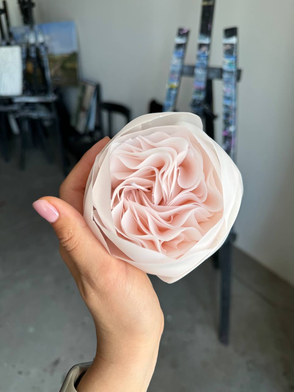 Мастер-класс по созданию свечи-цветка