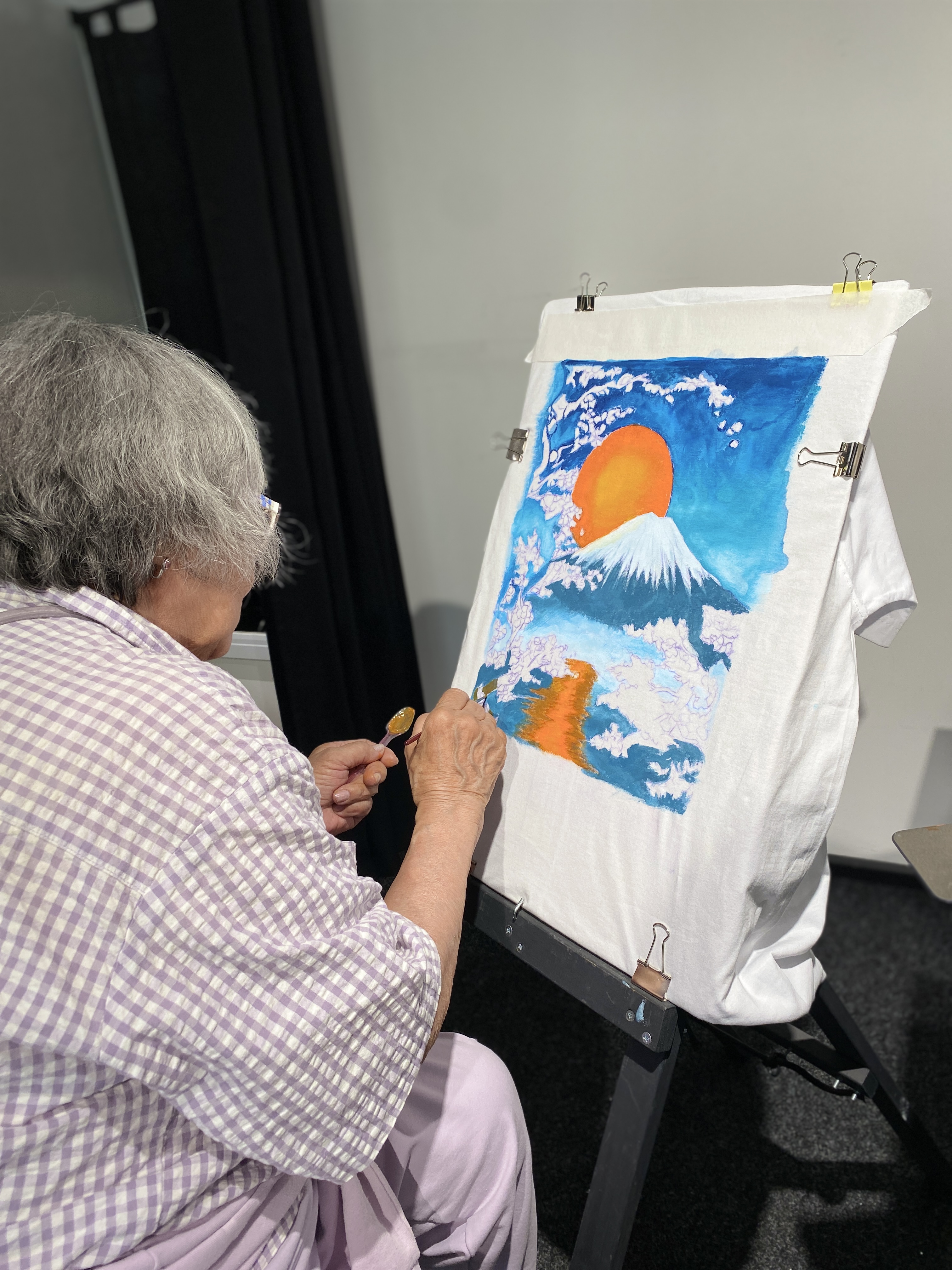 Групповой мастер-класс по росписи одежды