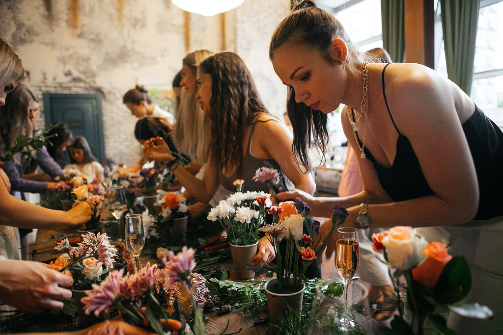Групповой мастер-класс по флористике