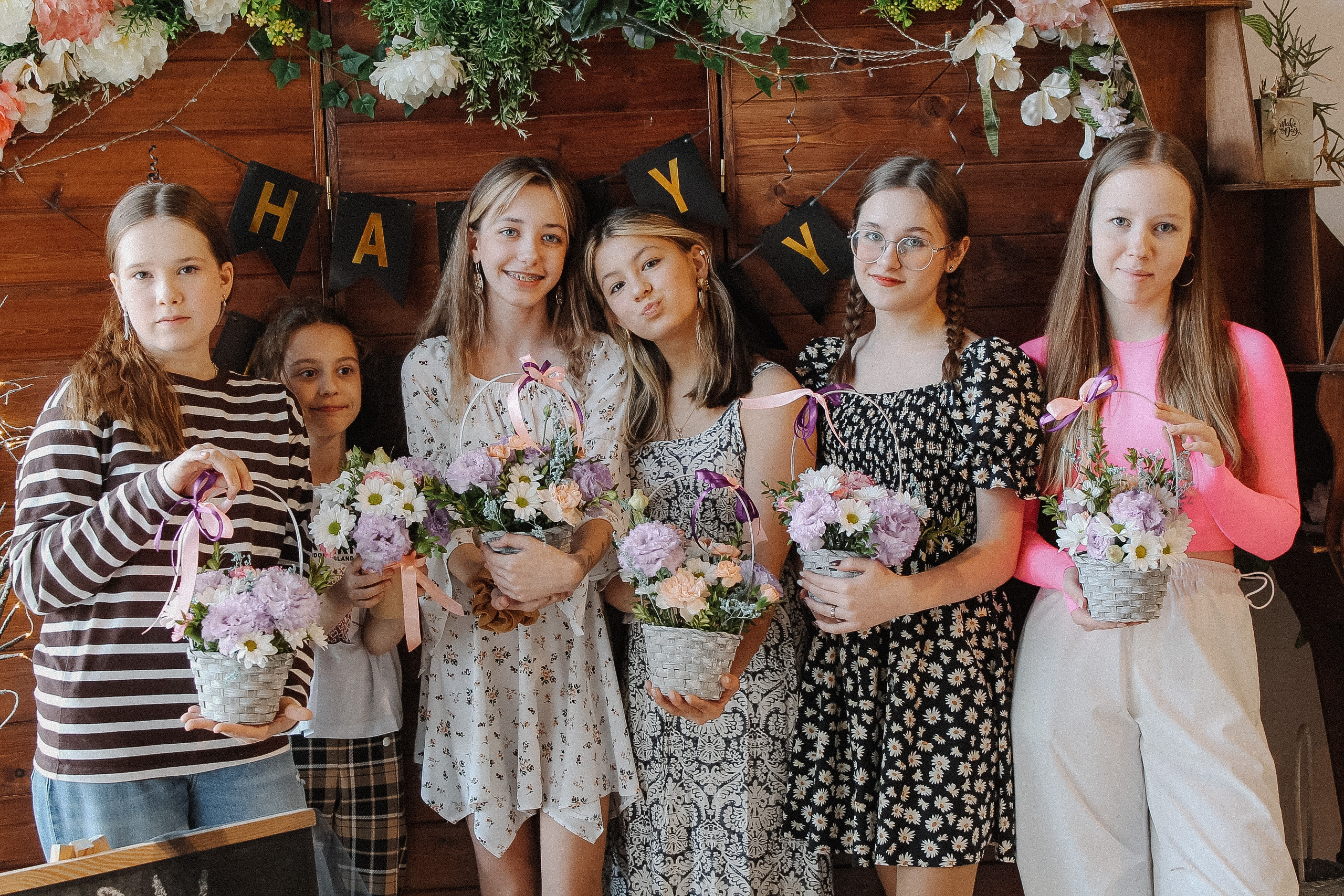 Групповой мастер-класс по флористике