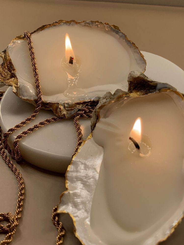 Мастер-класс по созданию свечей-ракушек