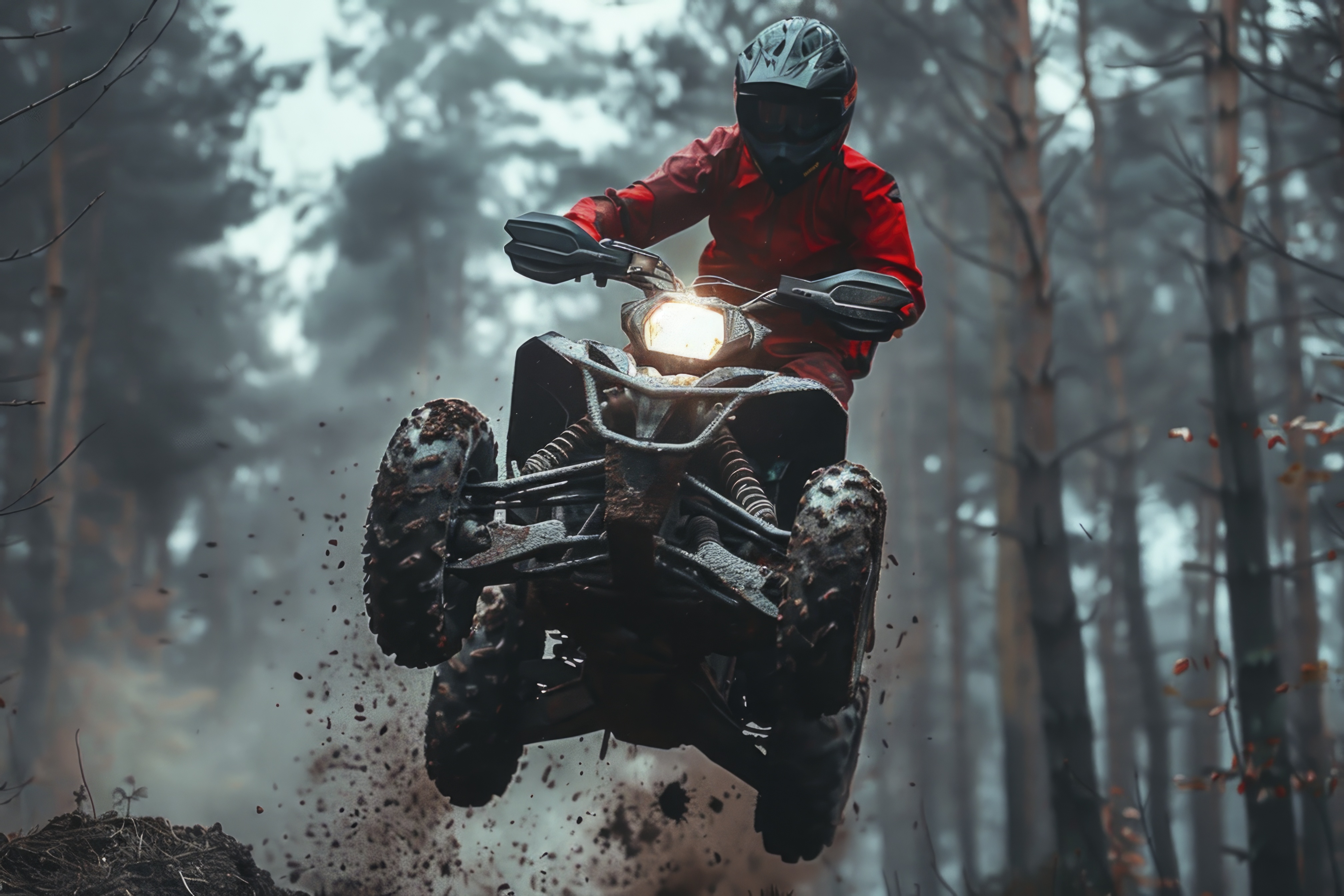 Катание на квадроциклах по скале "Чертов палец"