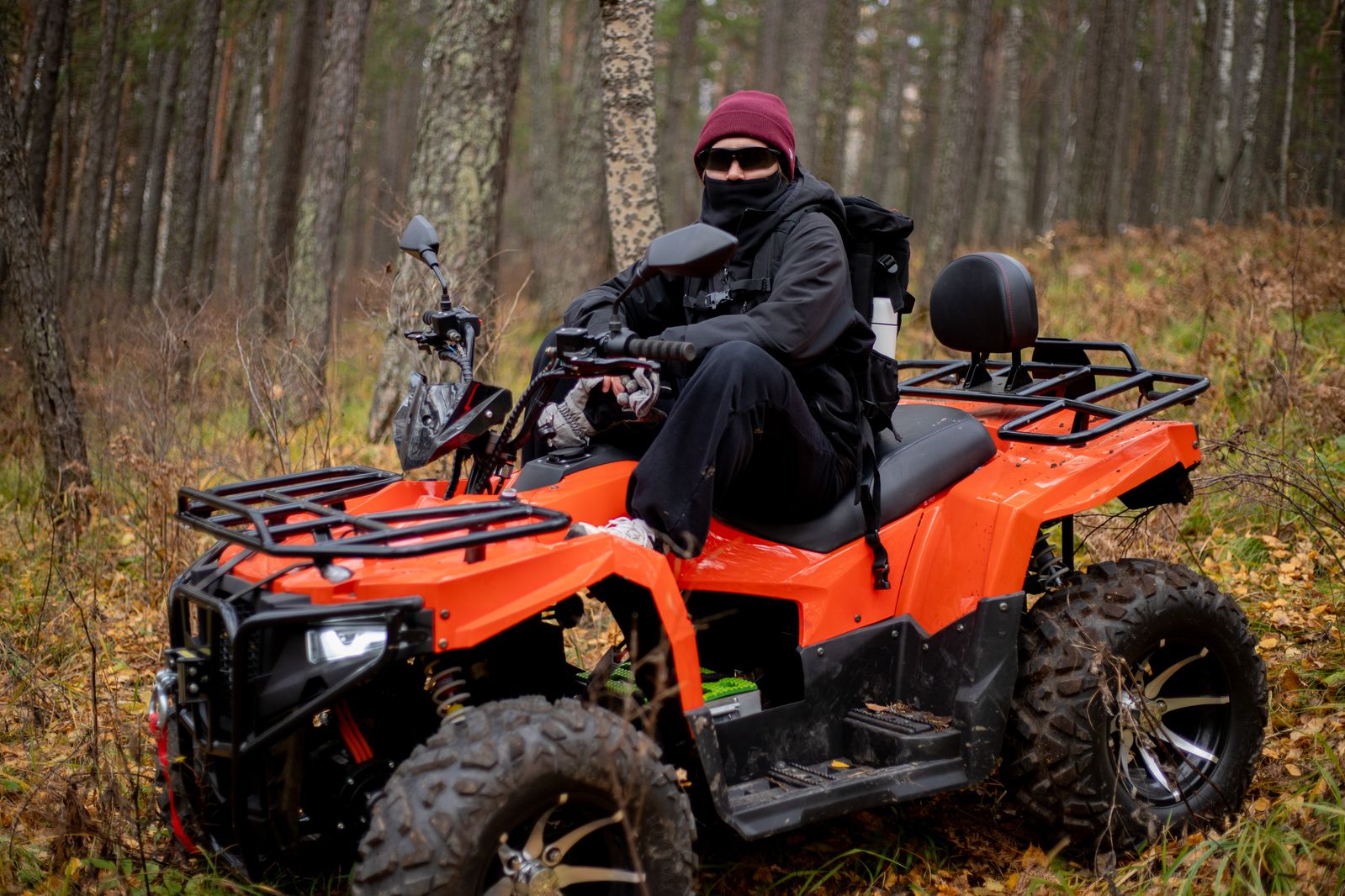 Свидание на высоте на квадроциклах