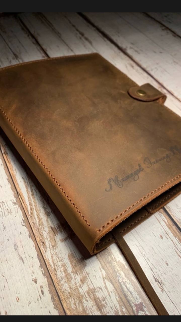 Мастер-класс: Ежедневник из натуральной  кожи