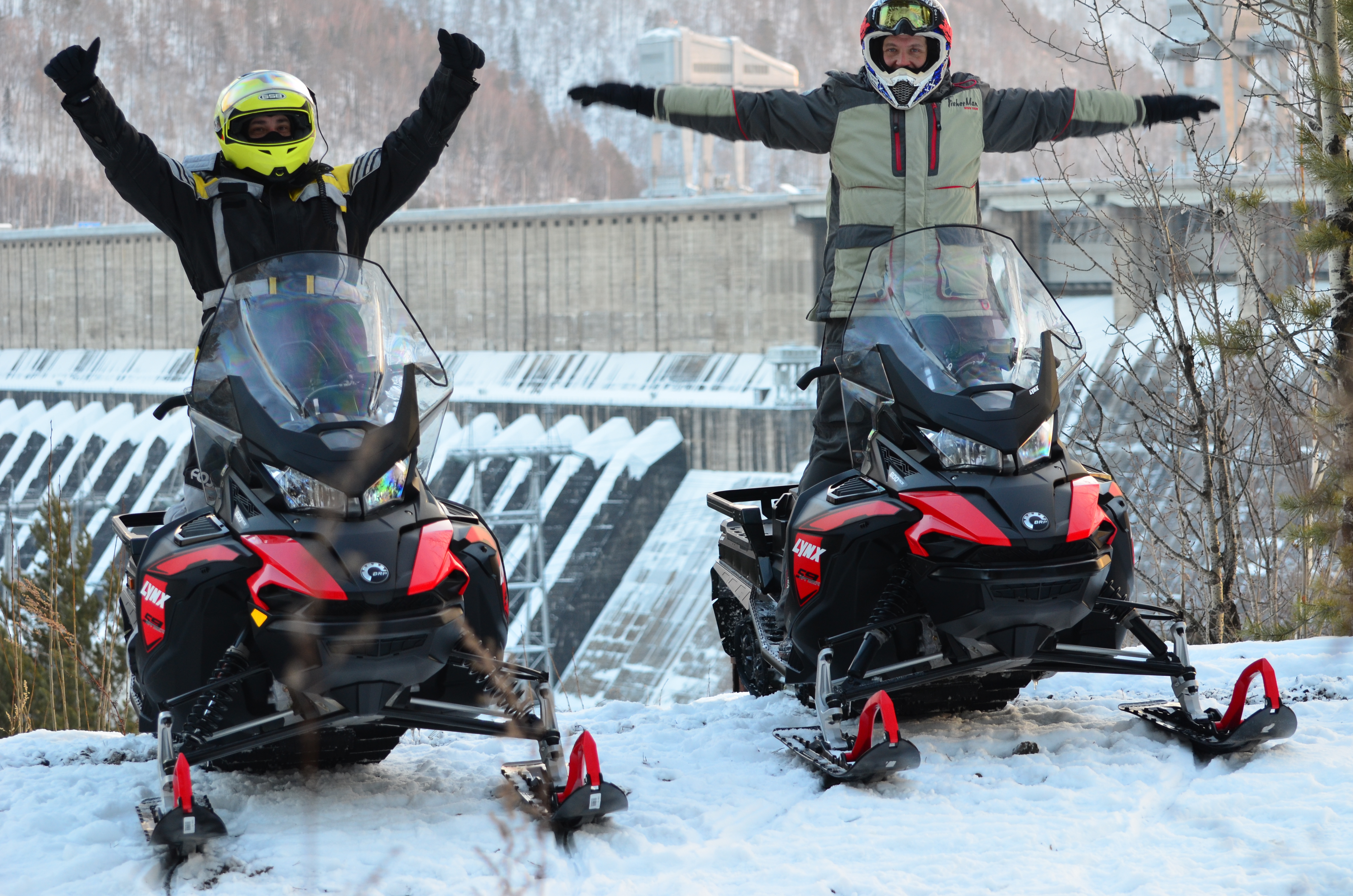 Тур "Активный день +": снегоход + шашлык