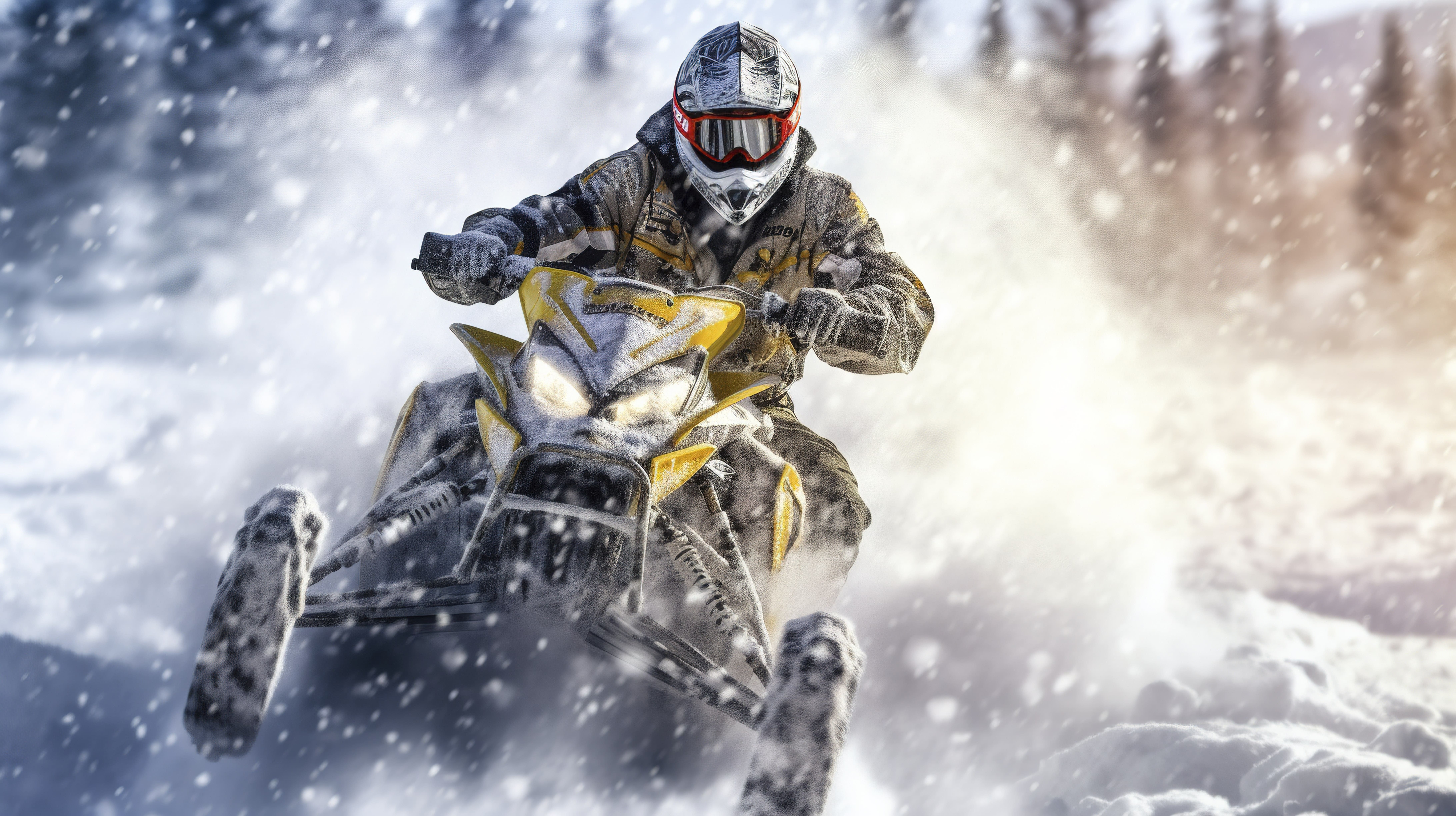 Тур на снегоходах по живописным просторам