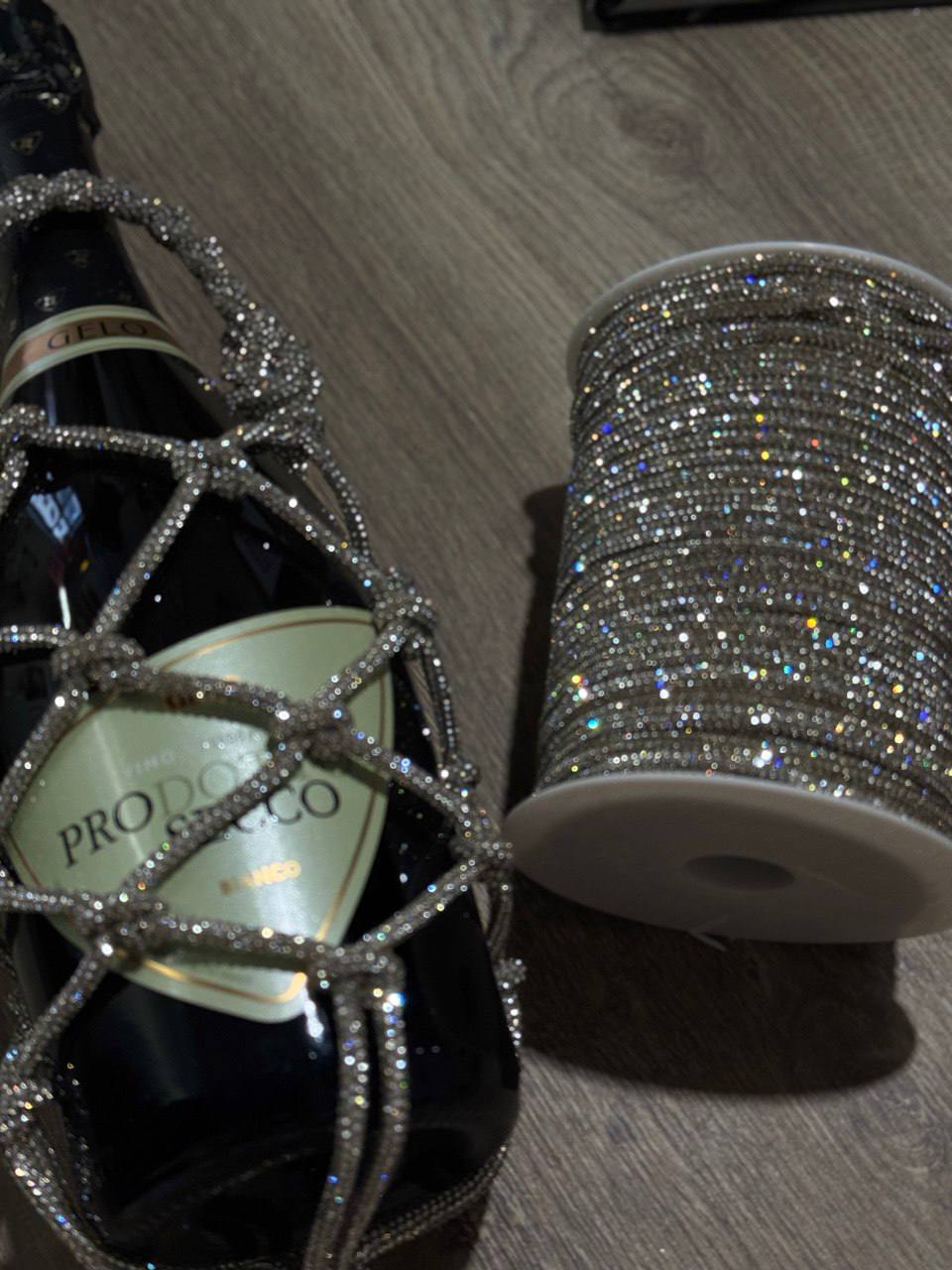 Мастер‑класс: плетение из стразового шнура